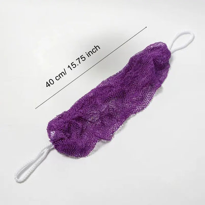 Authentic African Exfoliating Net Sponge - Ethically Sourced from Nigeria - Porous, Hygienic & Quick-Drying Exfoliating Bath Net