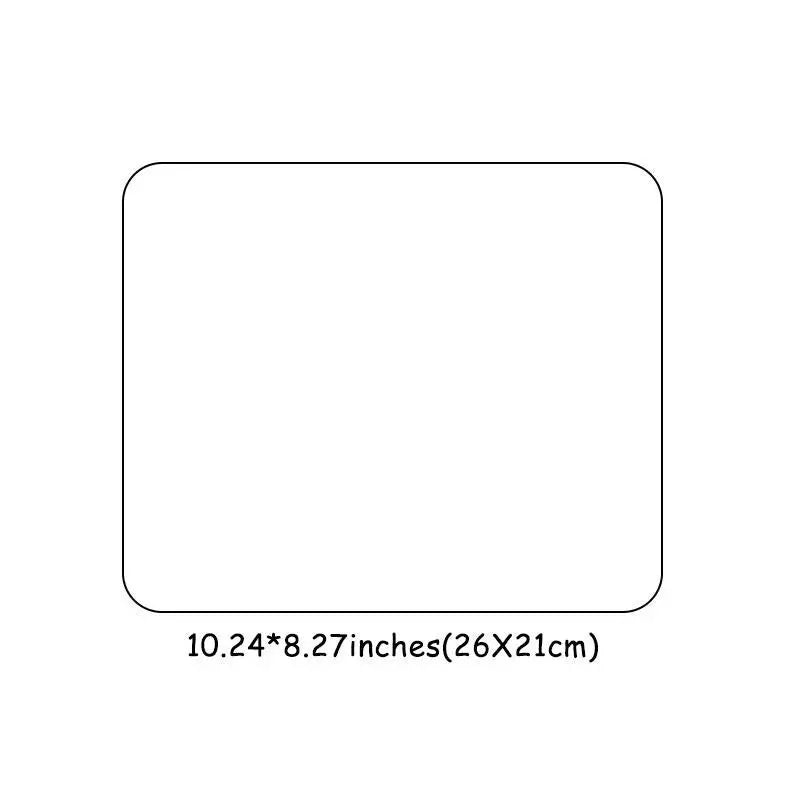 Square Doll Gaming Mouse Pad, Retro Toy Design, Rubber Anti-Slip Lockedge Work Pad, Small Size Suitable for Laptop, Desktop Computer Games, Mousepad